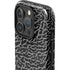 Elephant Print Black iPhone 16 Pro Impact Case